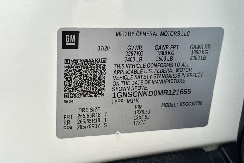 Used 2021 Chevrolet Tahoe LT RWD image 37