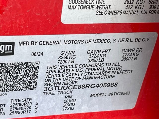 Used 2024 GMC Sierra 1500 Elevation w/ X31 Off-Road Package AWD/4WD image 2