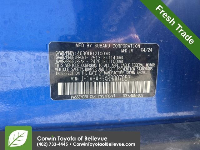 Used 2024 Subaru WRX image 14