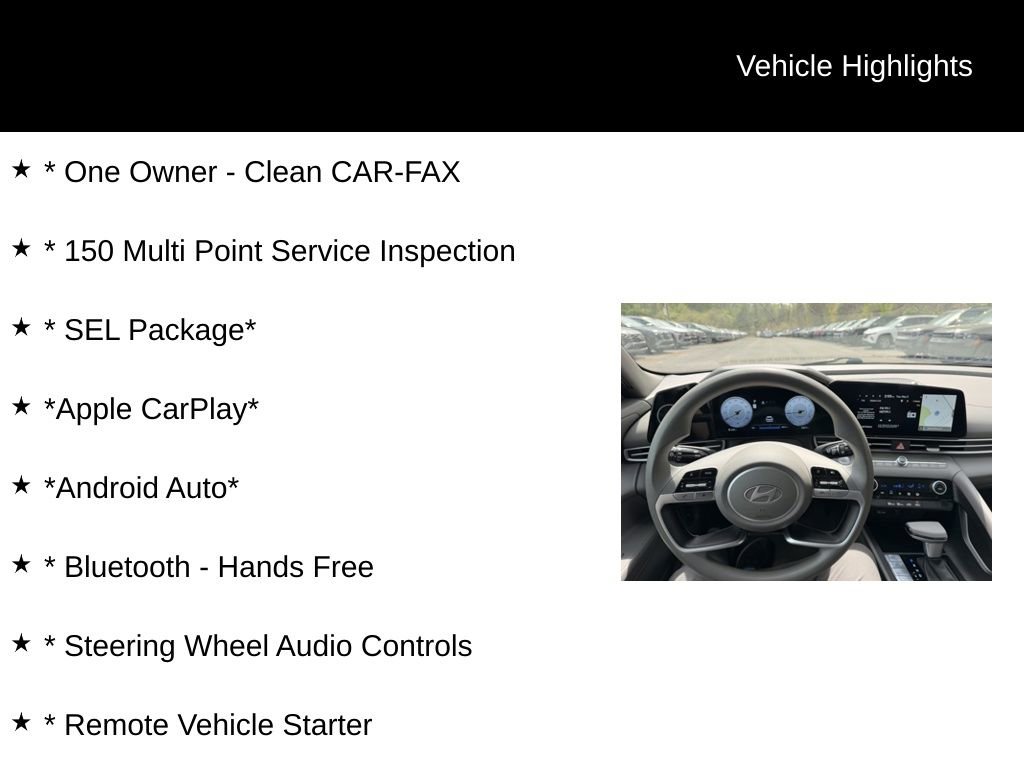 Used 2024 Hyundai Elantra SEL FWD image 2