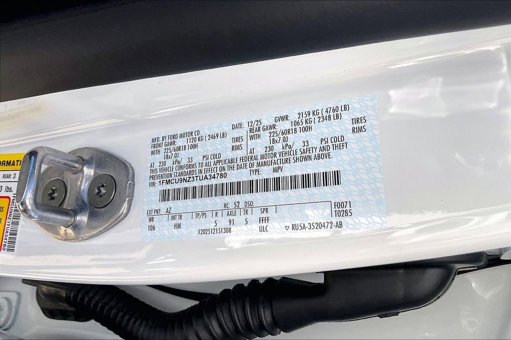 New 2026 Ford Escape ST-Line Select w/ Tech Pack #1 image 11