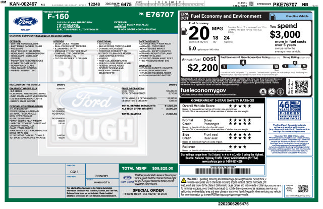 Used 2023 Ford F150 XLT w/ Equipment Group 302A High AWD/4WD image 19