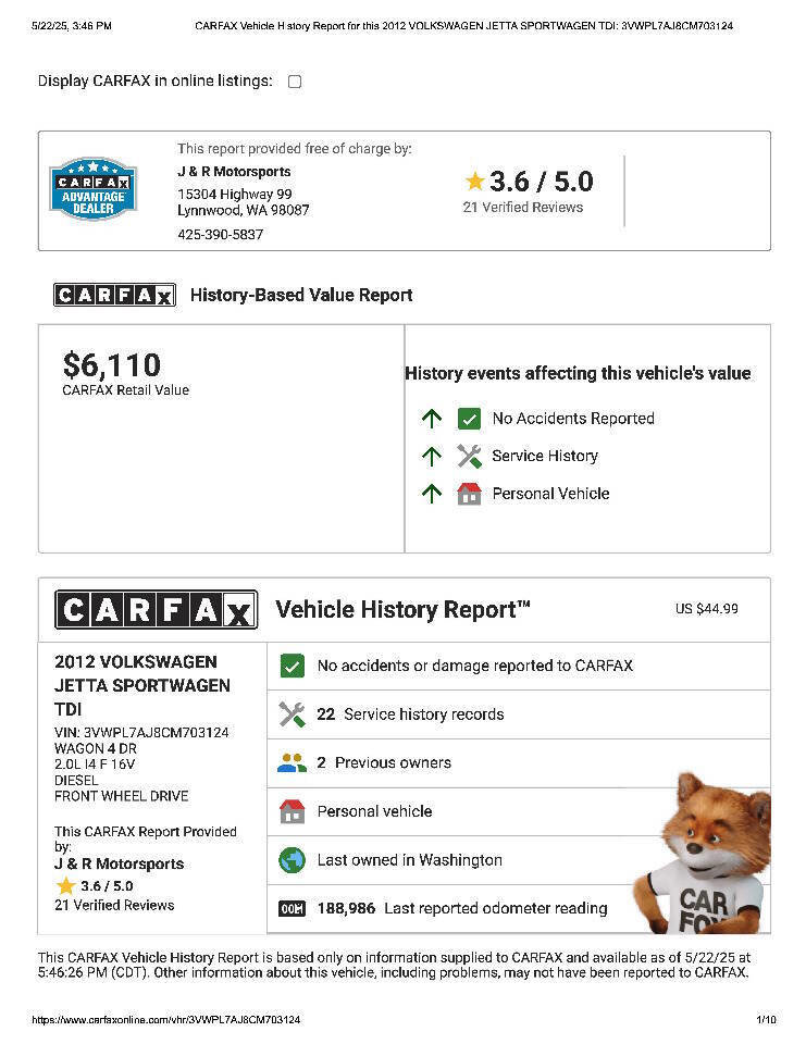 Used 2012 Volkswagen Jetta TDI image 26