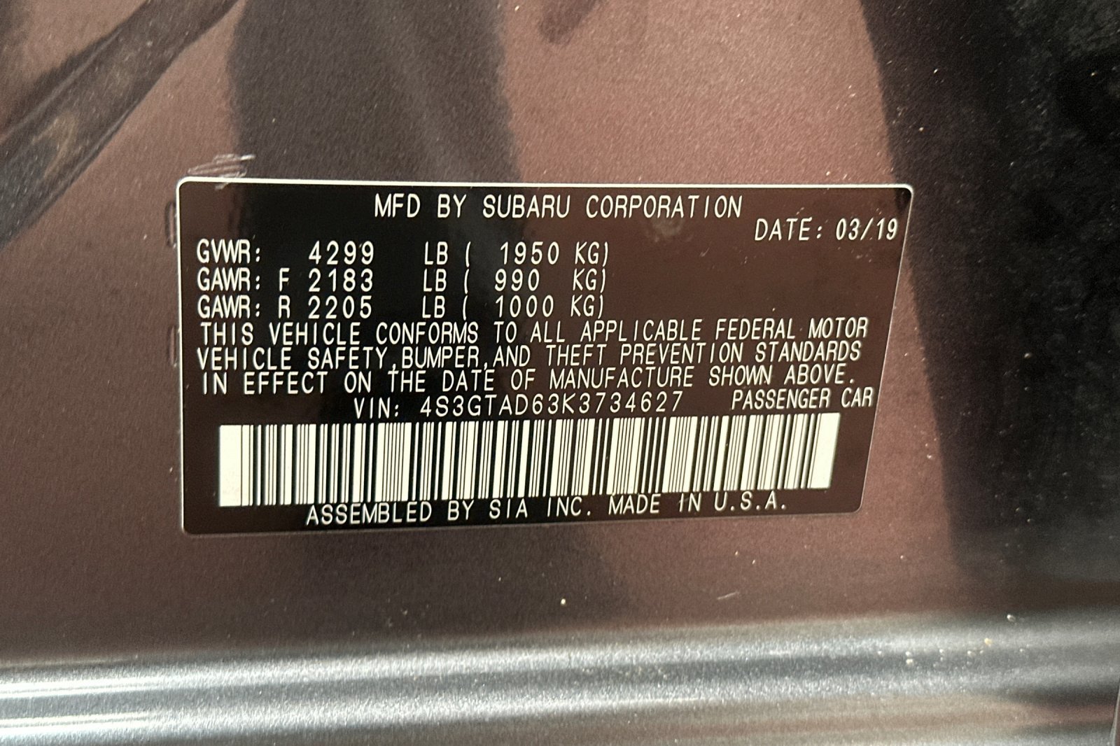 Used 2019 Subaru Impreza 2.0i Premium AWD/4WD image 35