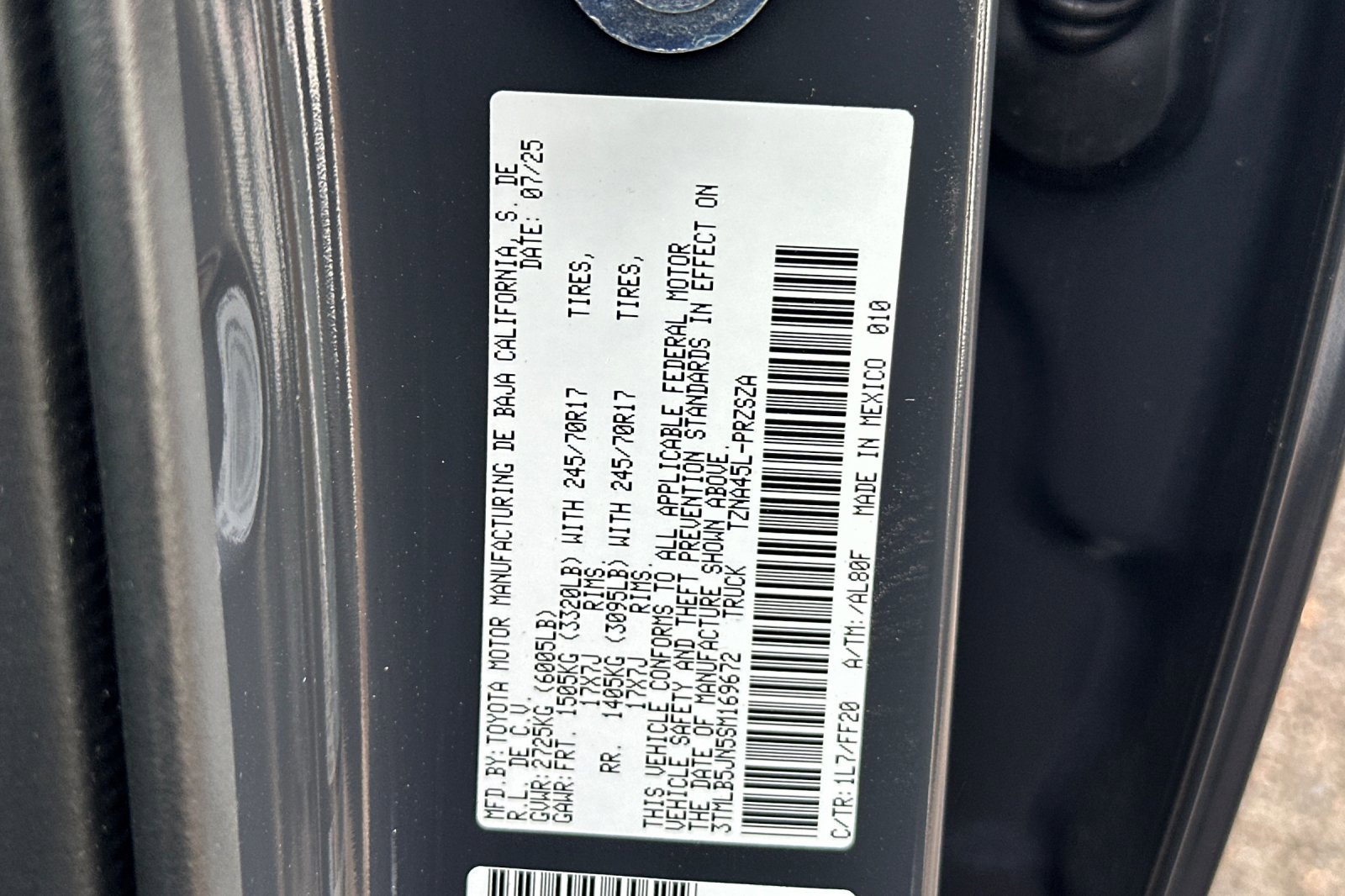 New 2025 Toyota Tacoma SR5 image 22