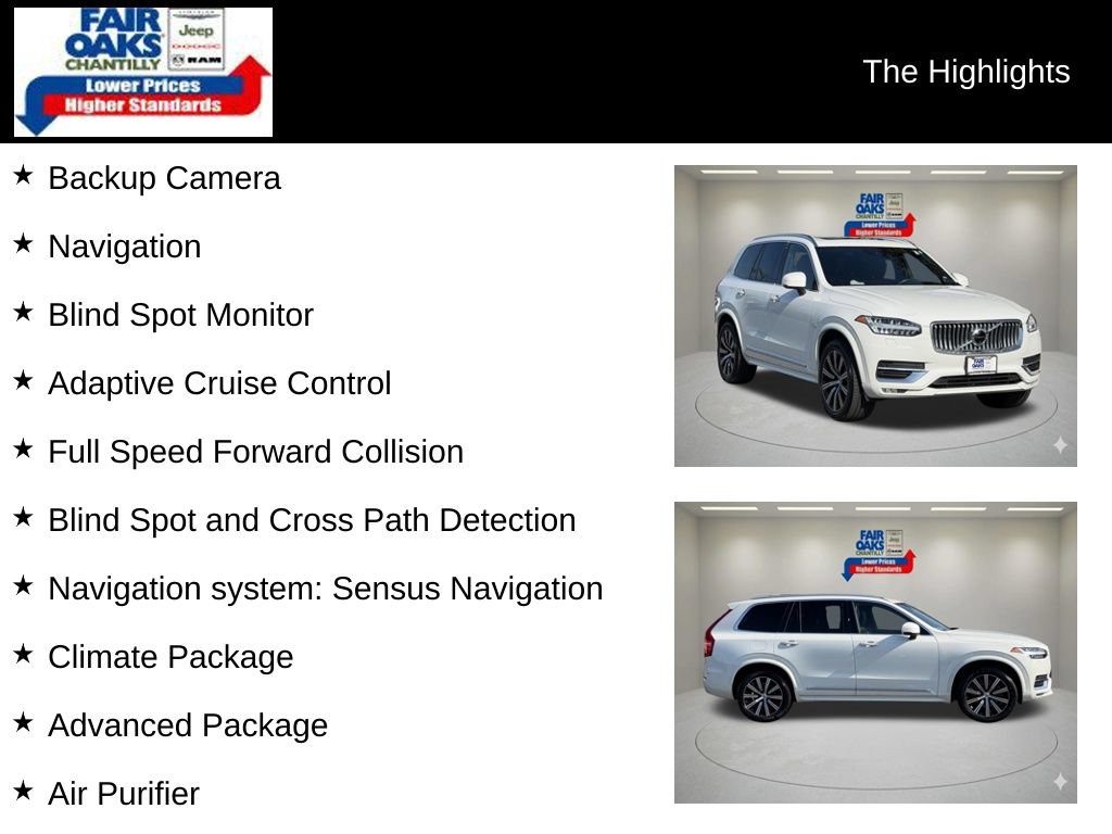 Used 2022 Volvo XC90 T6 Inscription w/ Advanced Package AWD/4WD video 2