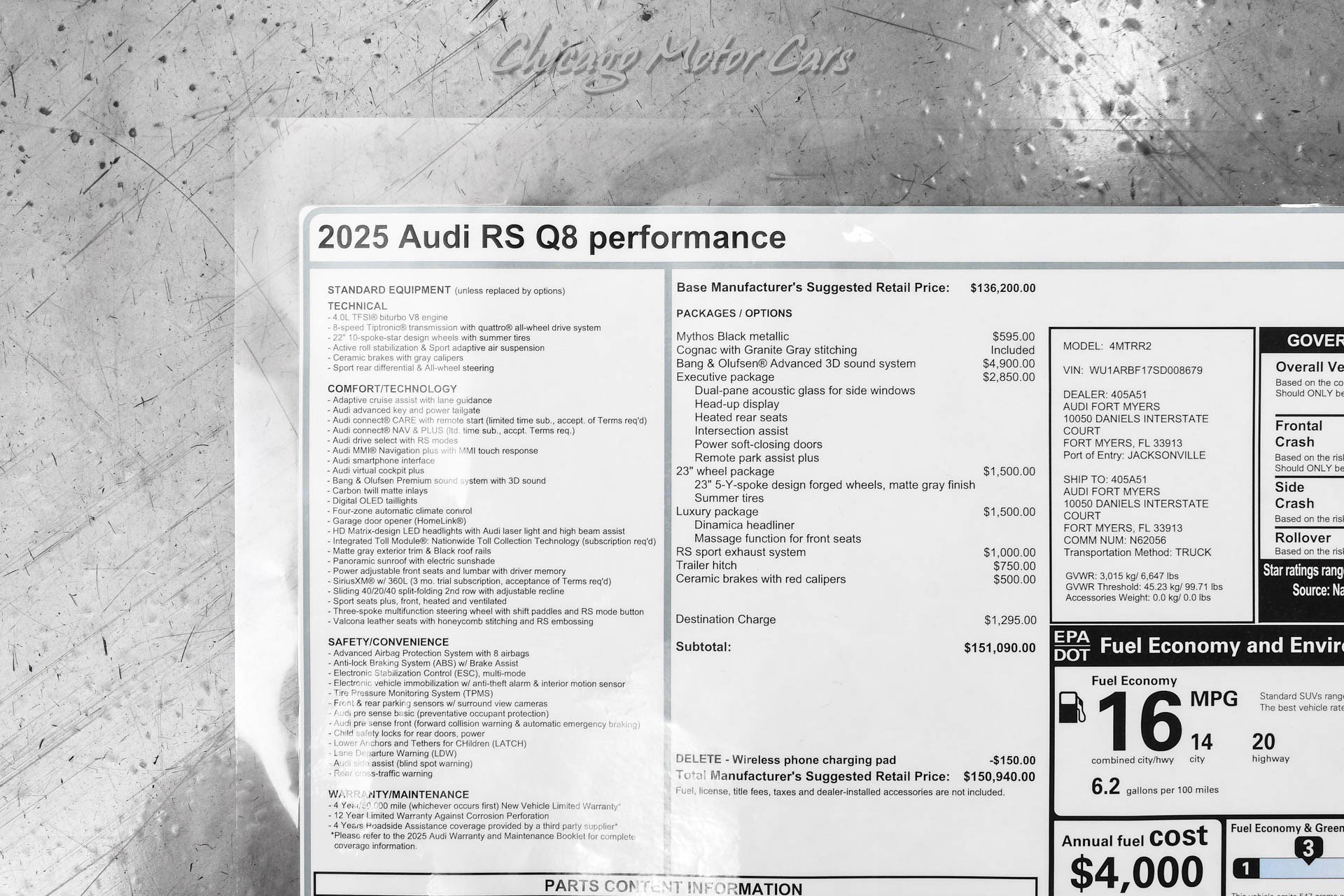 Used 2025 Audi RS Q8 performance AWD/4WD image 61