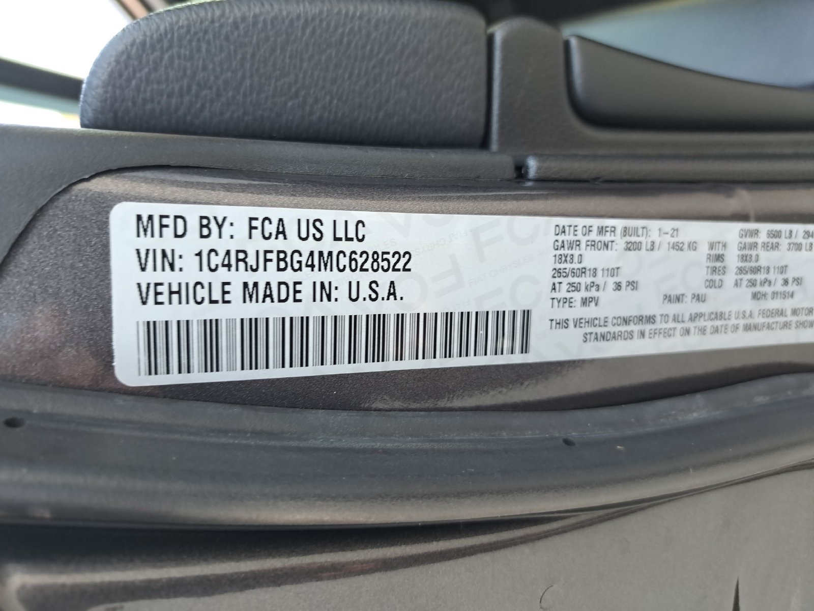 Used 2021 Jeep Grand Cherokee Limited AWD/4WD image 15