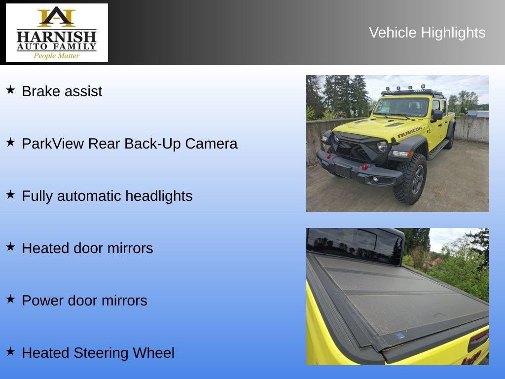 Used 2023 Jeep Gladiator Rubicon w/ Cold Weather Group image 12