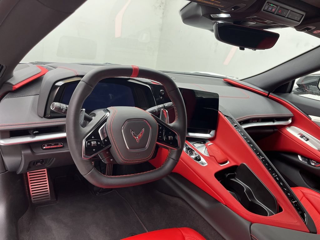 Used 2025 Chevrolet Corvette Stingray Preferred Cpe w/ Adrenaline Red Accent Package RWD image 17