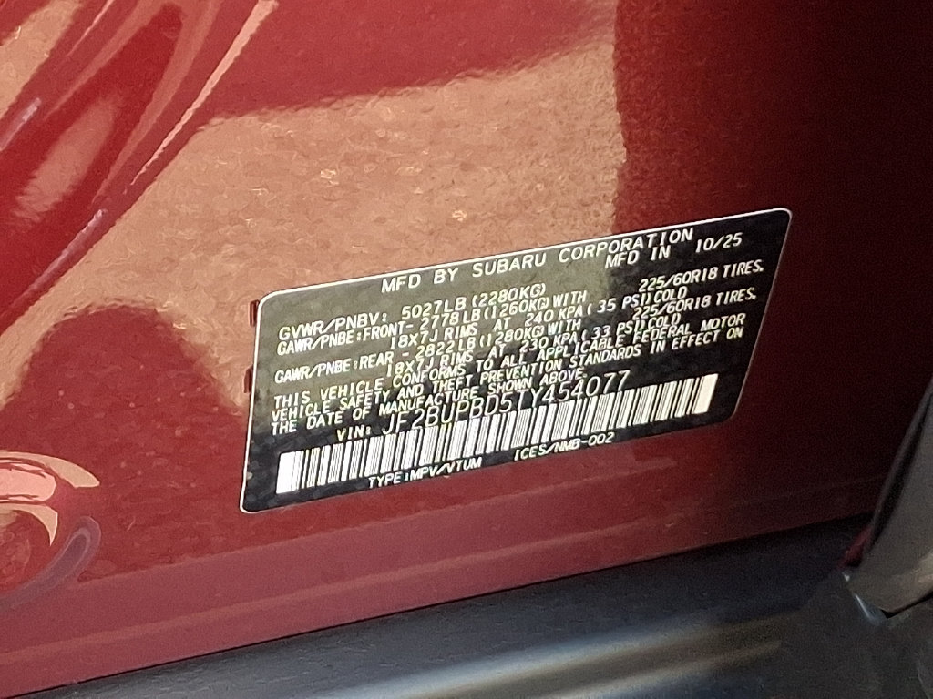 Certified 2026 Subaru Outback Premium AWD/4WD image 31