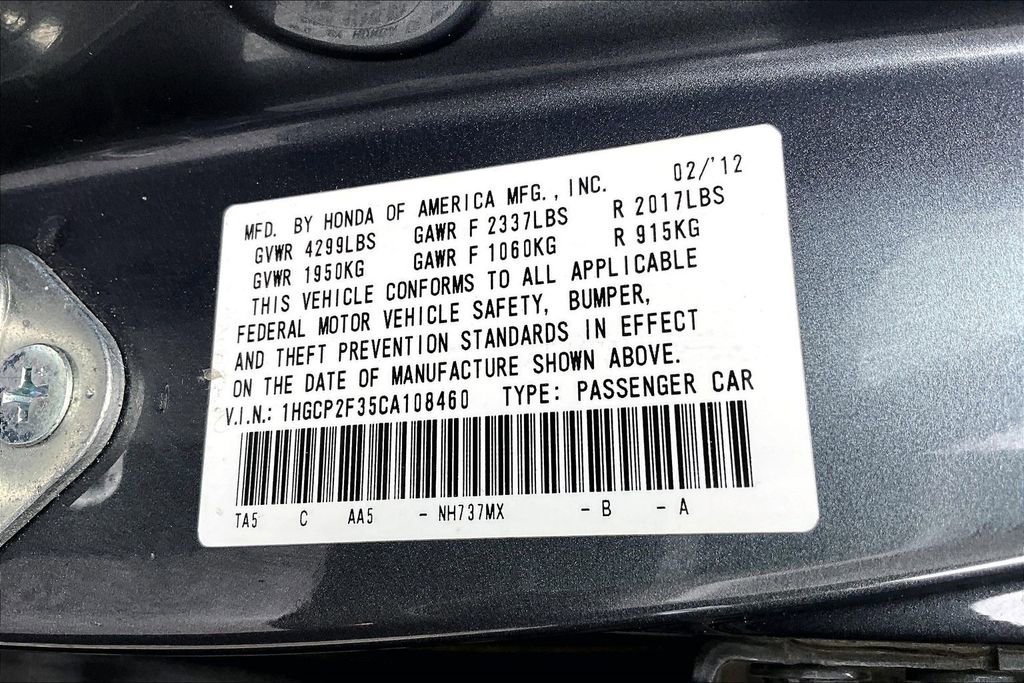 Used 2012 Honda Accord LX image 40