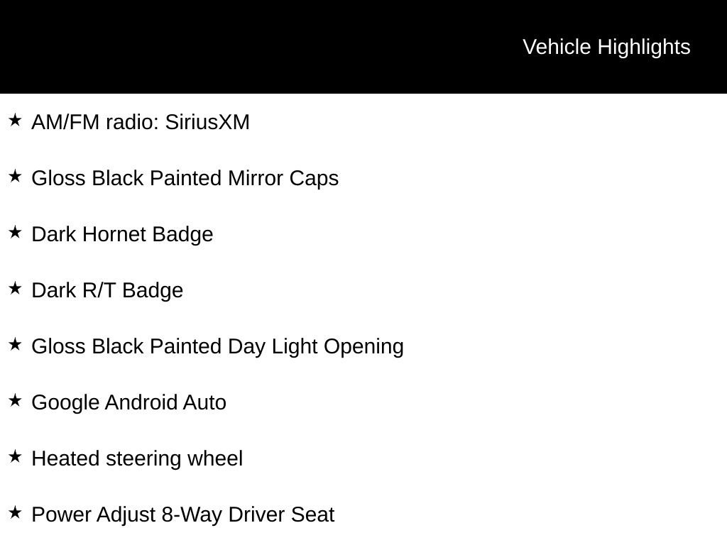Used 2024 Dodge Hornet R/T w/ R/T Blacktop Package image 2