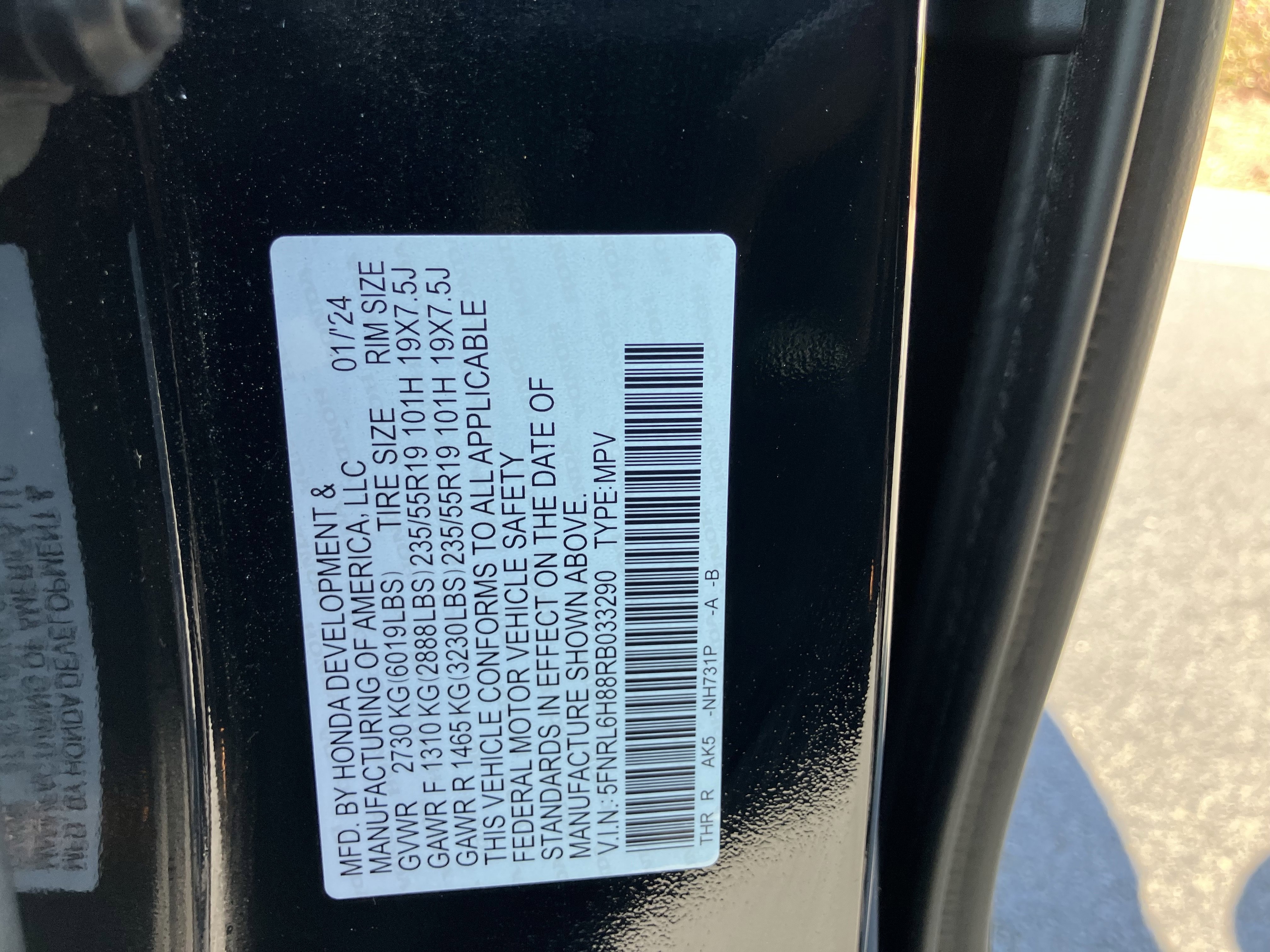 Used 2024 Honda Odyssey Touring image 40