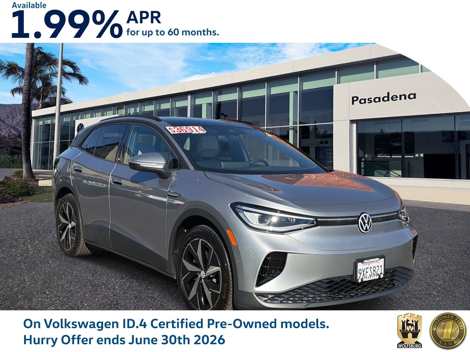 Certified 2025 Volkswagen ID.4 Pro S