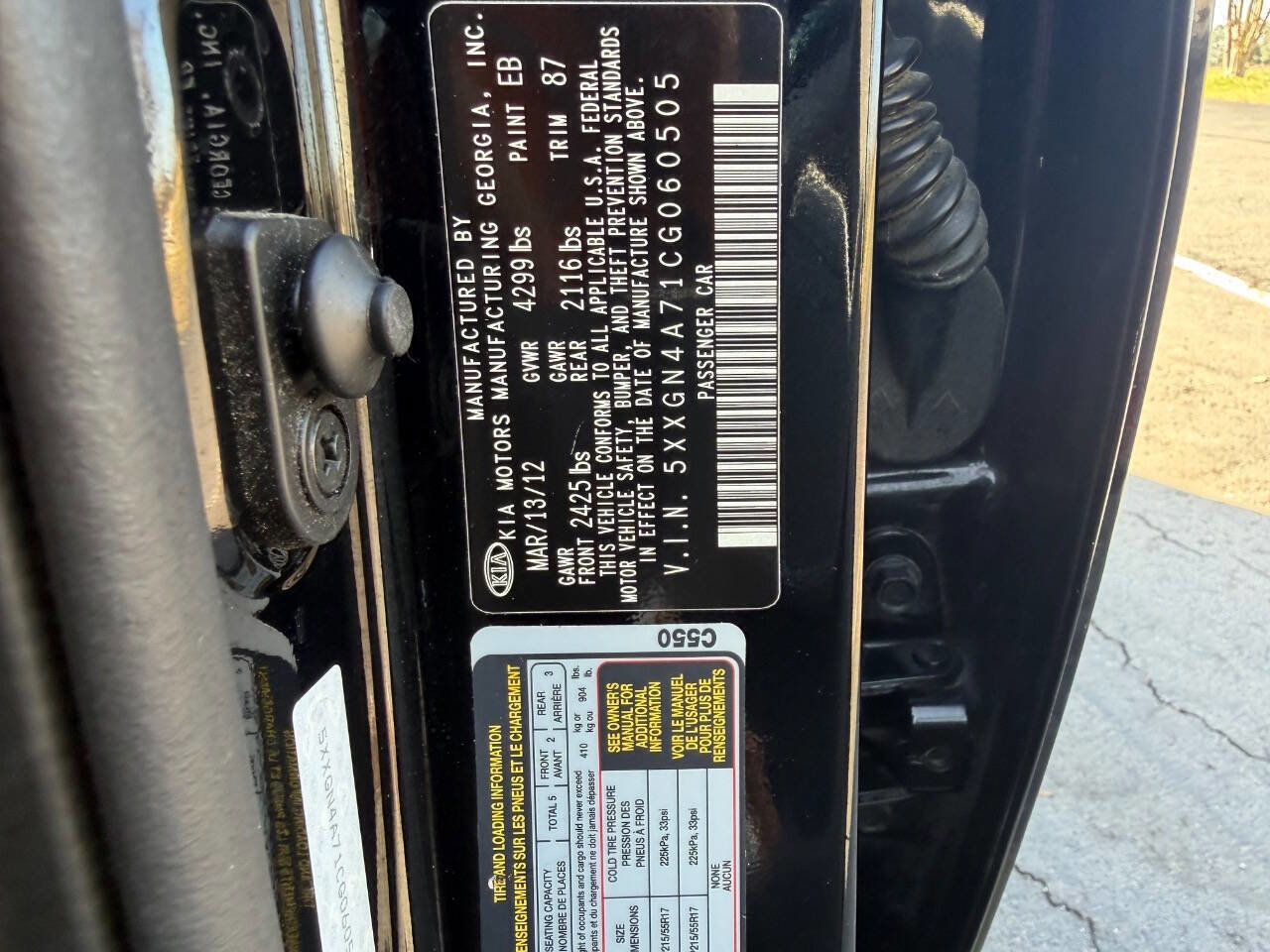 Used 2012 Kia Optima EX w/ Premium Pkg FWD image 25