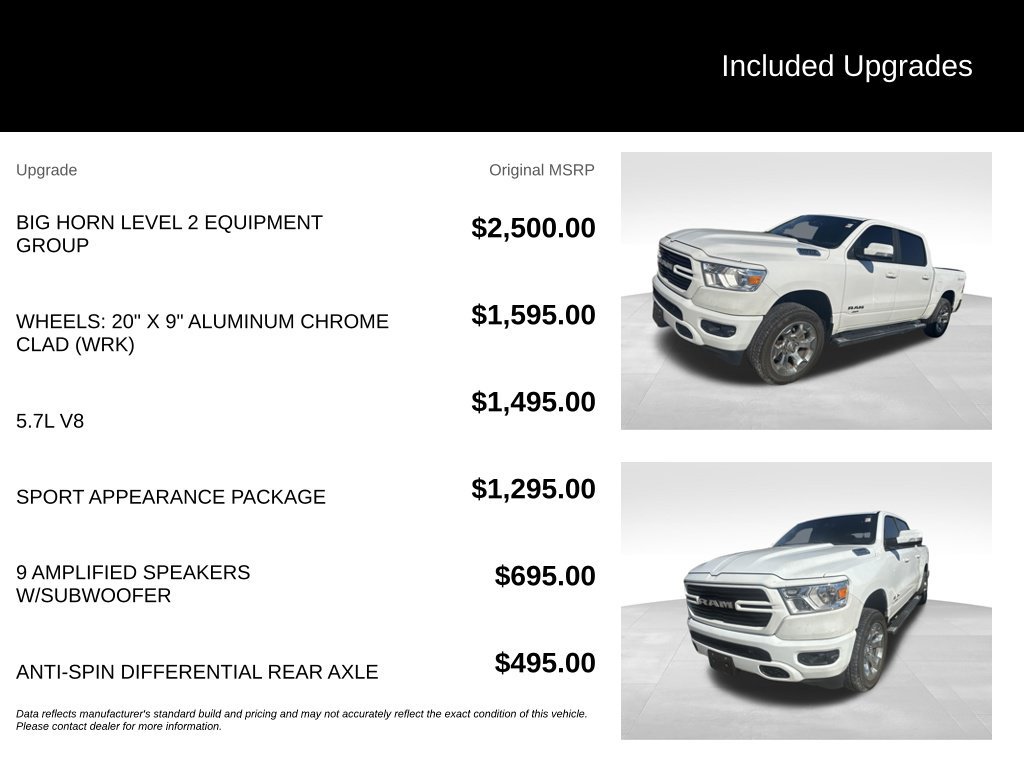 Used 2020 RAM 1500 Big Horn AWD/4WD image 2