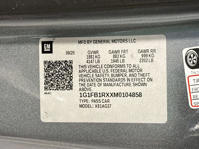 Certified 2021 Chevrolet Camaro LT w/ RS Package image 26