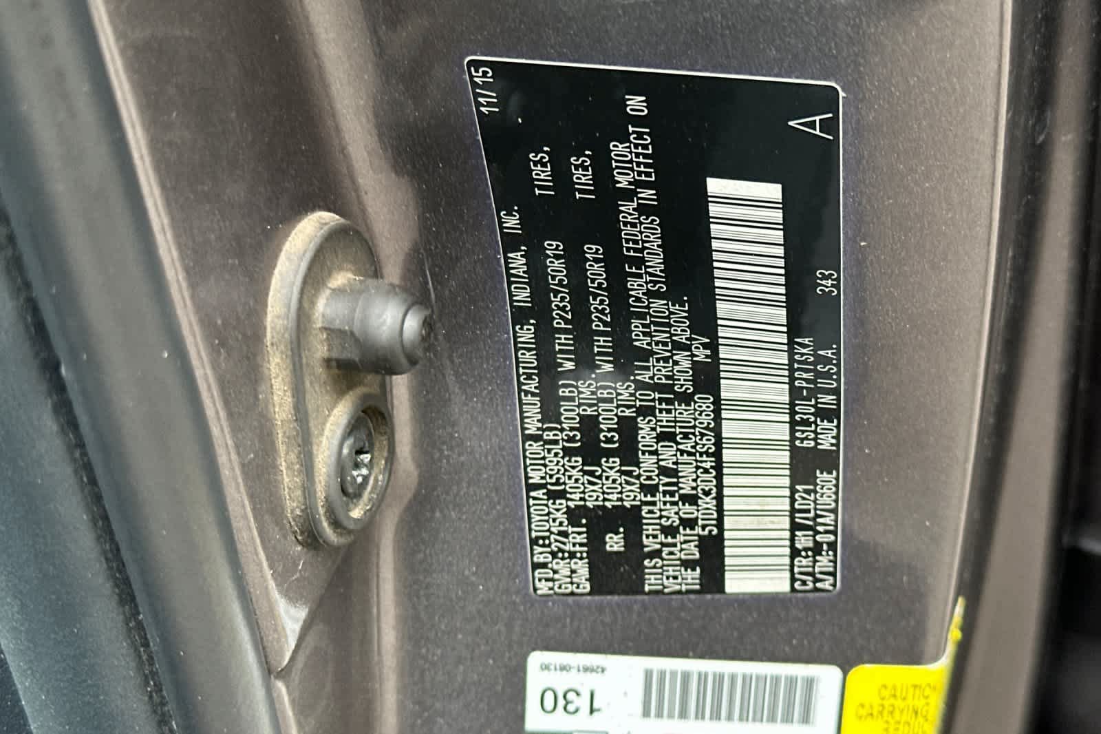 Used 2015 Toyota Sienna SE w/ SE Preferred Package FWD image 31