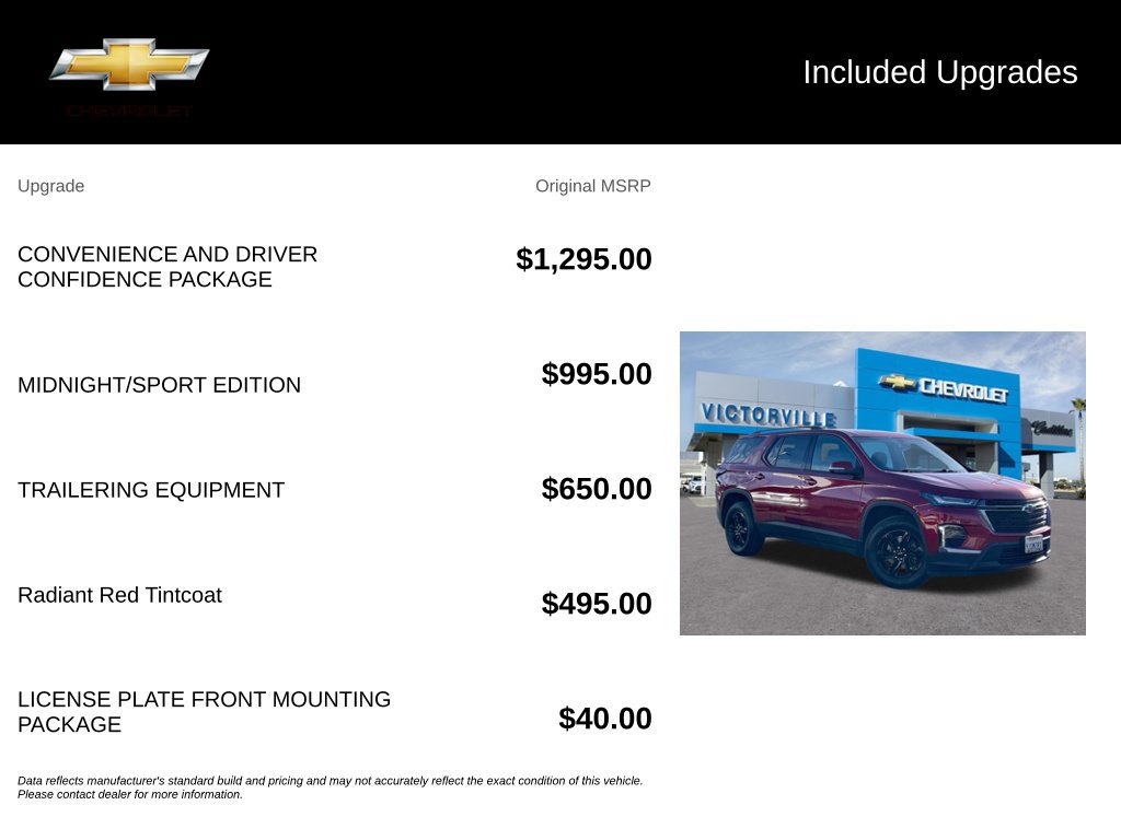 Certified 2023 Chevrolet Traverse LT FWD image 5