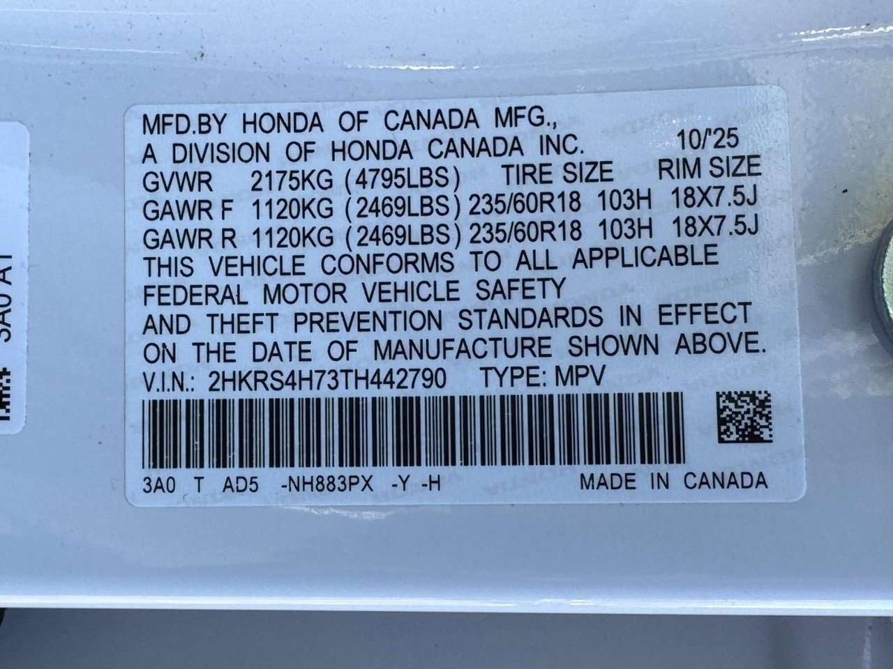 Certified 2026 Honda CR-V EX-L image 25
