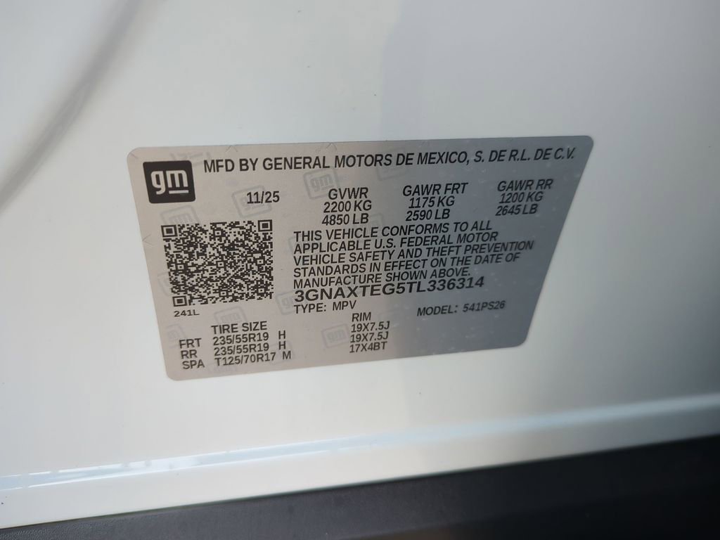 New 2026 Chevrolet Equinox RS w/ Convenience Package III image 34