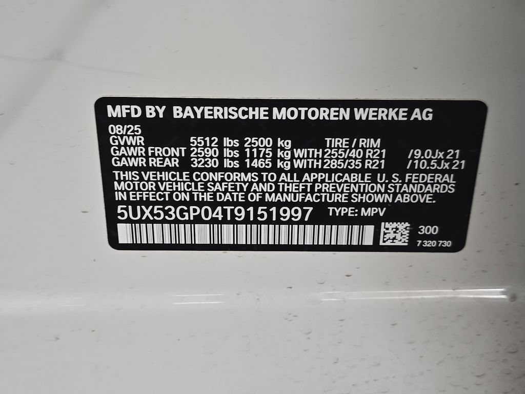 Used 2026 BMW X3 xDrive30i w/ Convenience Package AWD/4WD image 34