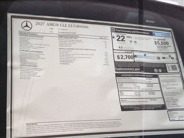 New 2027 Mercedes-Benz CLE 53 AMG 4MATIC Cabriolet image 17