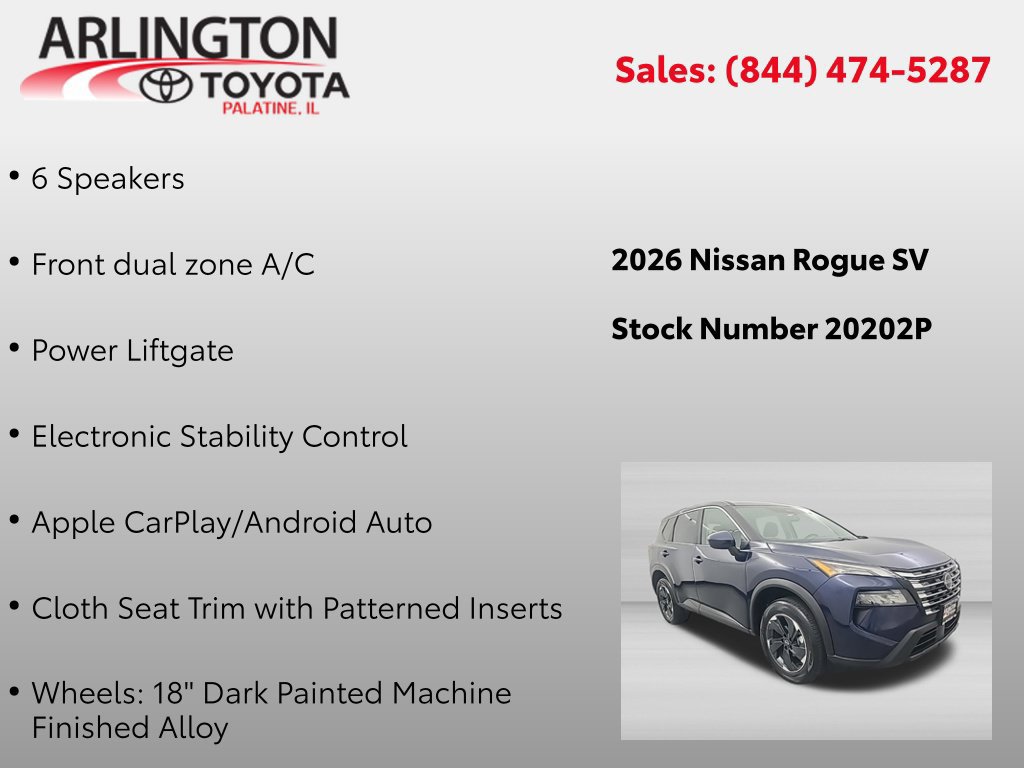 Used 2026 Nissan Rogue SV AWD/4WD image 2