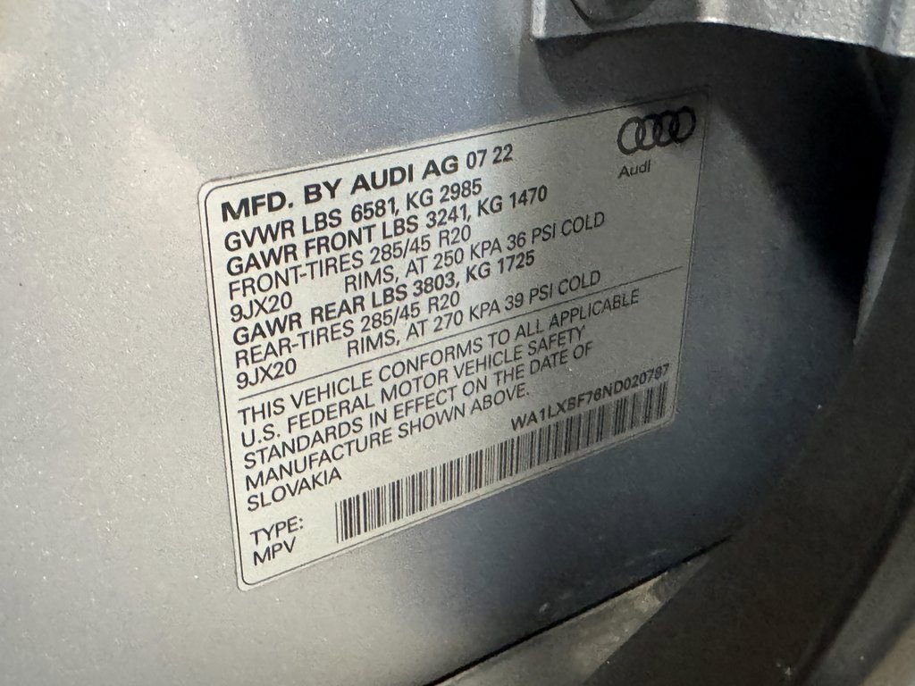 Used 2022 Audi Q7 3.0T Premium Plus w/ Premium Plus Package AWD/4WD image 56