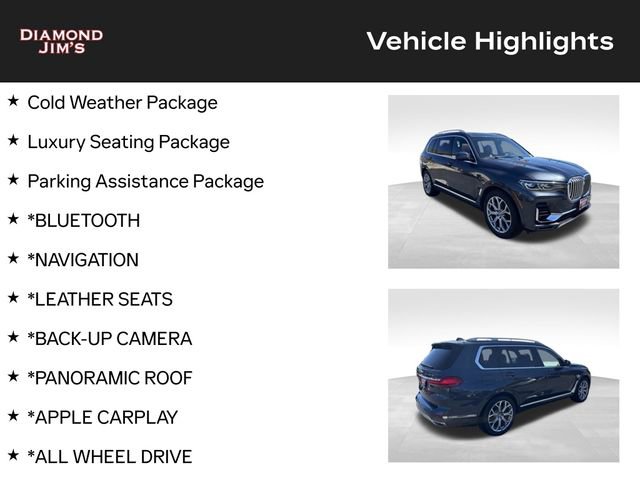 Used 2020 BMW X7 xDrive40i w/ Luxury Seating Package AWD/4WD image 4