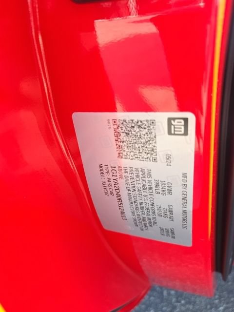 Used 2024 Chevrolet Corvette Stingray Coupe w/ 1LT RWD image 49