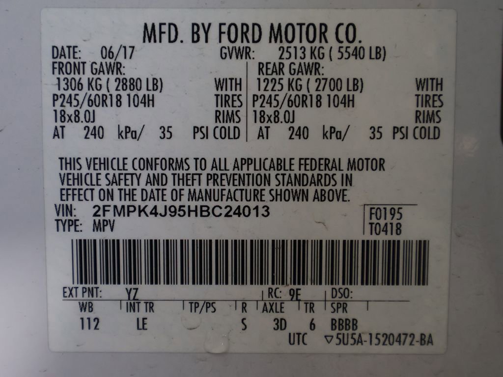 Used 2017 Ford Edge SEL w/ Equipment Group 201A AWD/4WD image 39
