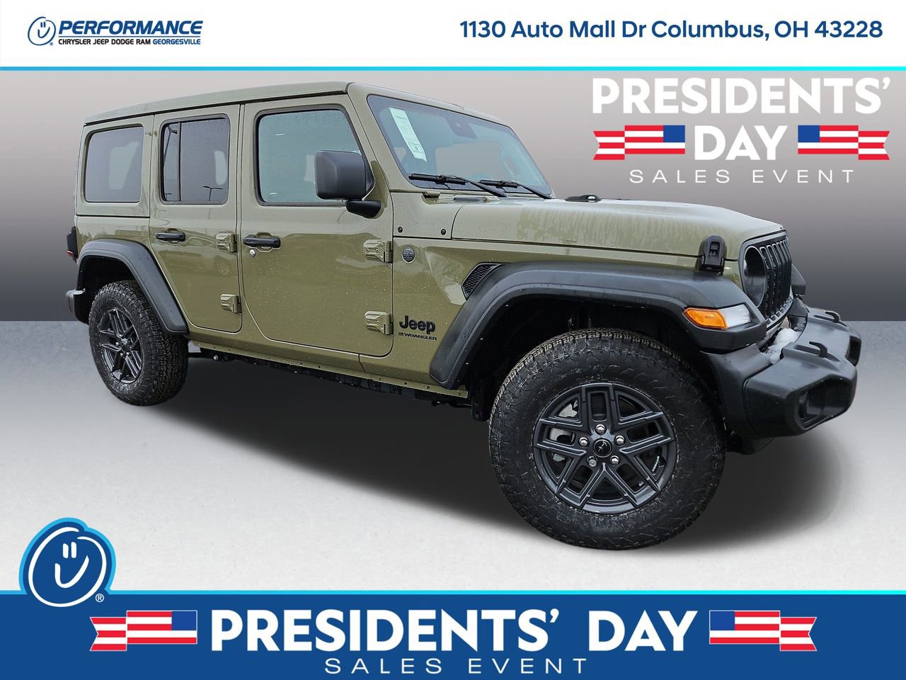 New 2025 Jeep Wrangler Sport S