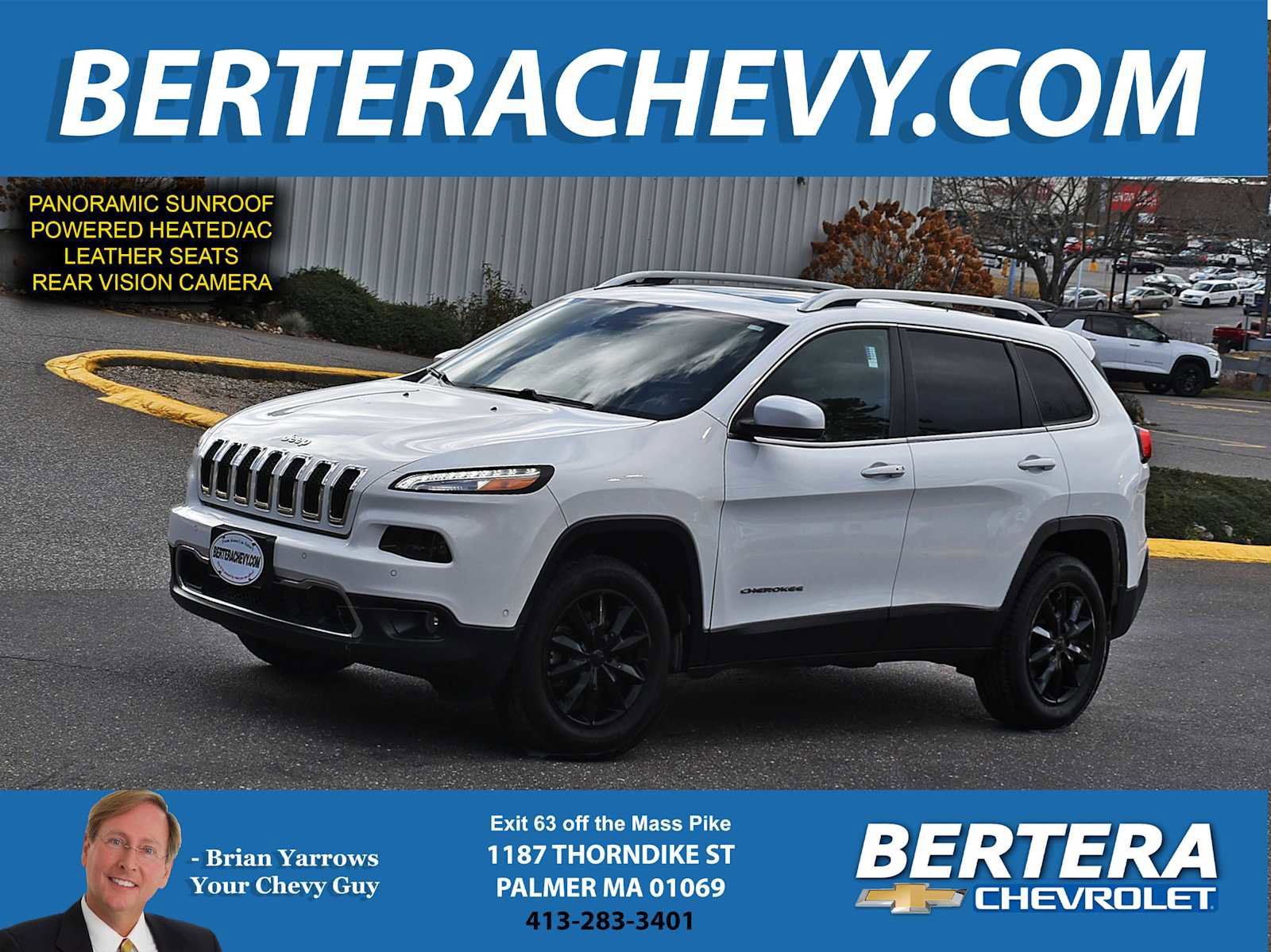 Used 2016 Jeep Cherokee Limited w/ Luxury Group