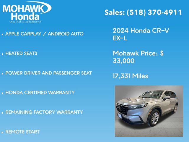Certified 2024 Honda CR-V EX-L image 16