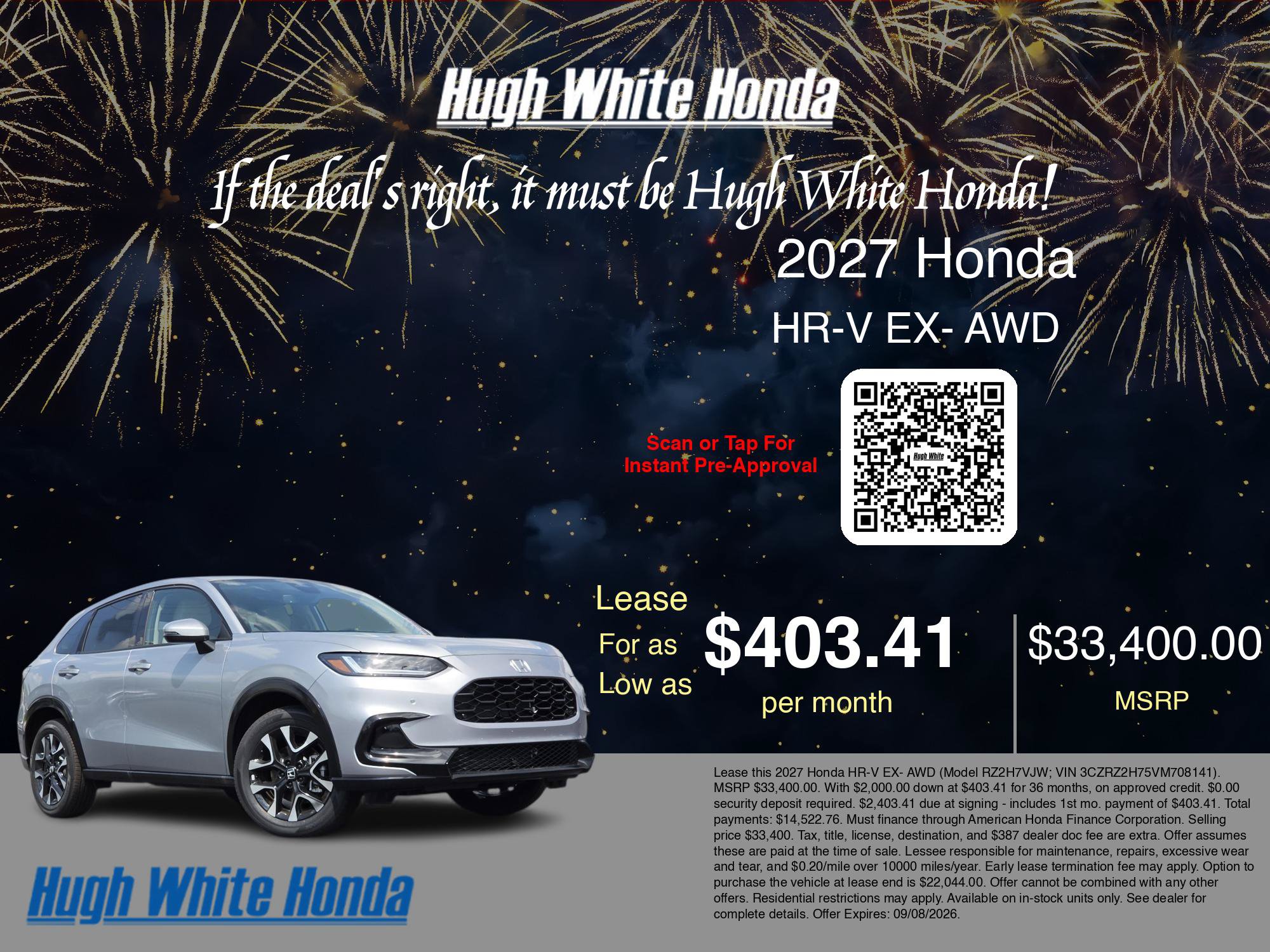 New 2027 Honda HR-V EX-L image 3