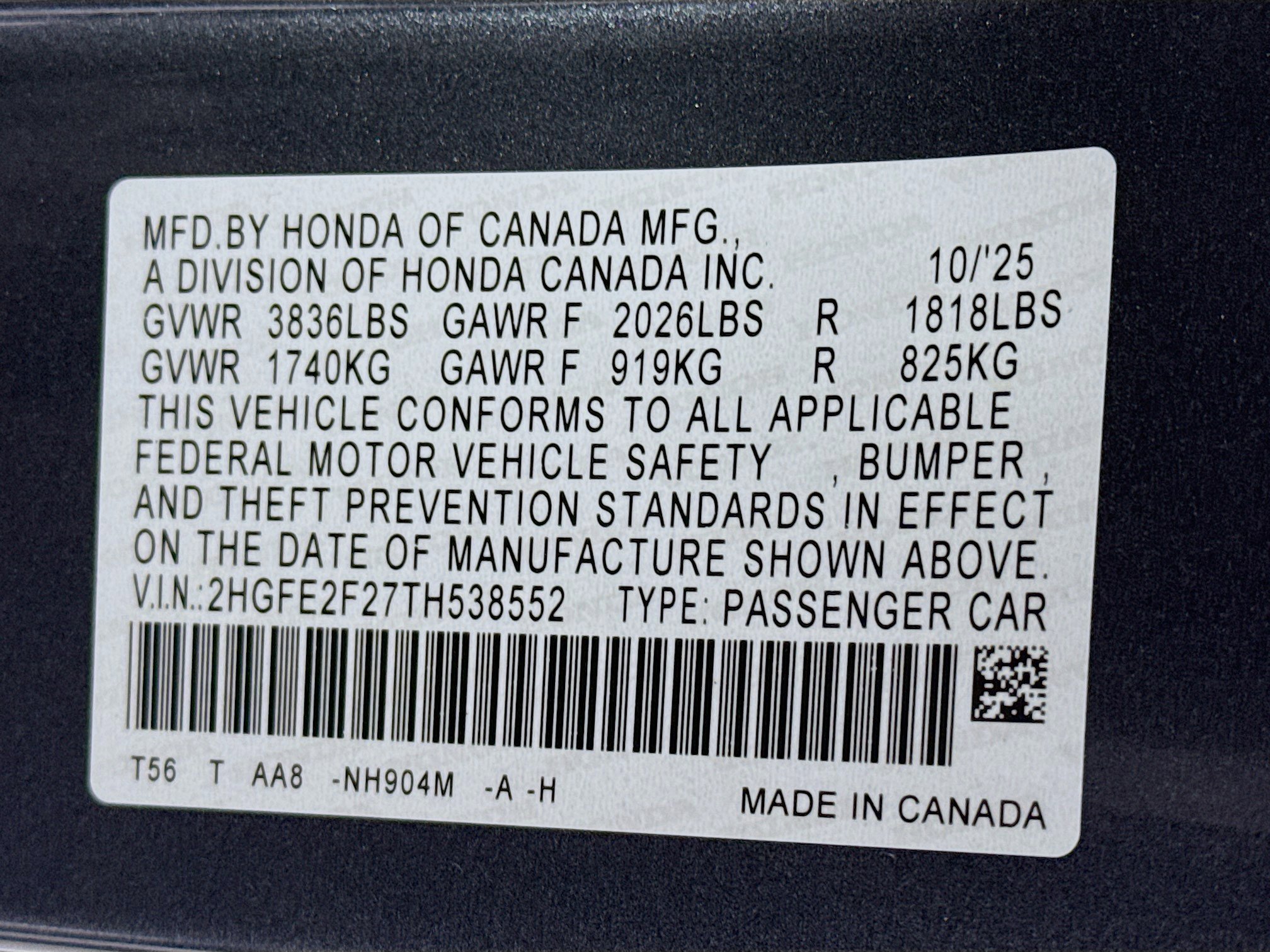 New 2026 Honda Civic LX image 29