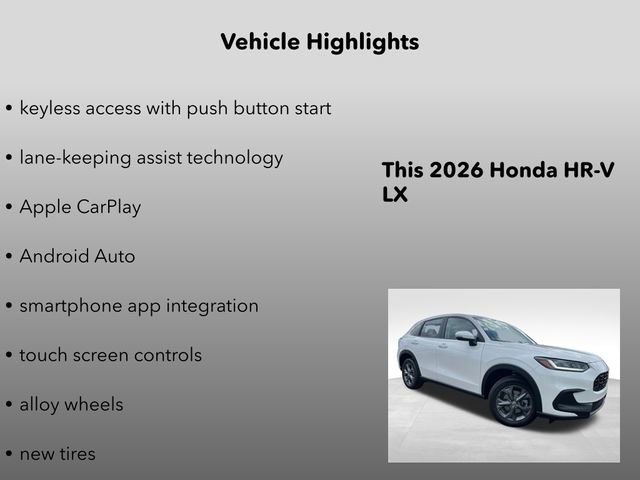 New 2026 Honda HR-V LX image 10