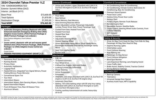 Used 2024 Chevrolet Tahoe Premier image 5
