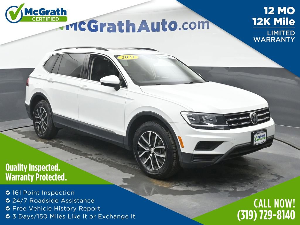 Used 2021 Volkswagen Tiguan SE w/ Panoramic Sunroof Package