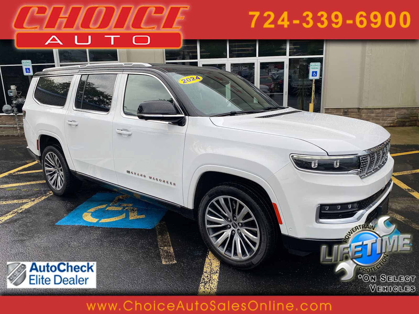 Used 2024 Jeep Grand Wagoneer L Series III w/ Rear Seat Video Group 1 AWD/4WD image 1