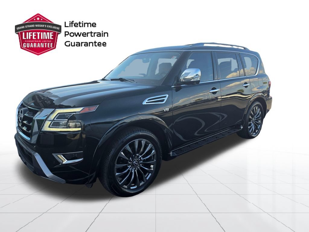 Used 2022 Nissan Armada Platinum w/ Captain's Chairs Package