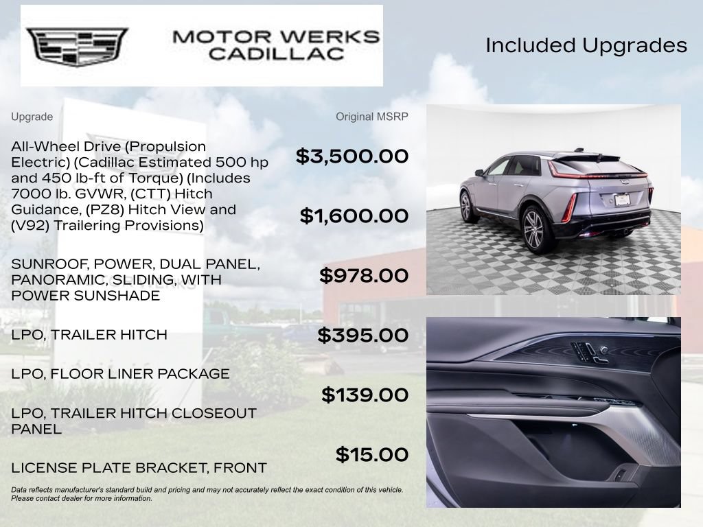 Certified 2024 Cadillac Lyriq Luxury w/ LPO, Floor Liner Package AWD/4WD image 4