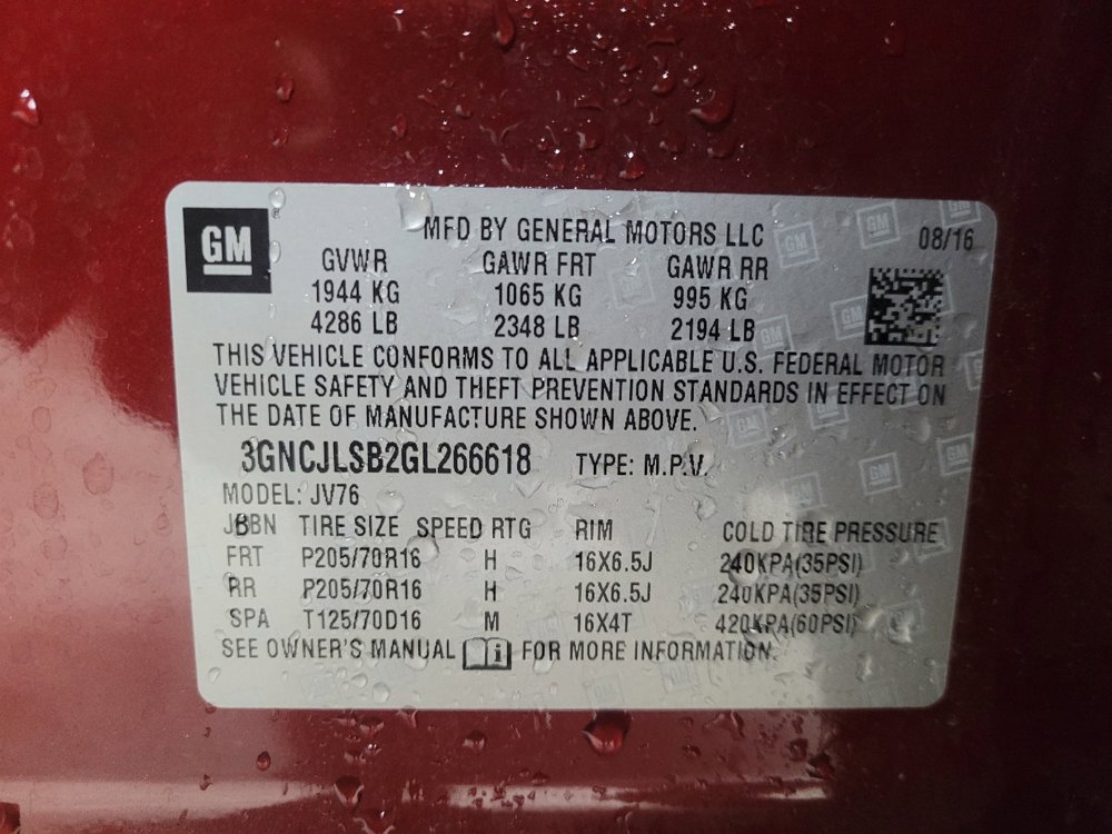 Used 2016 Chevrolet Trax LT w/ LT Convenience Package image 33