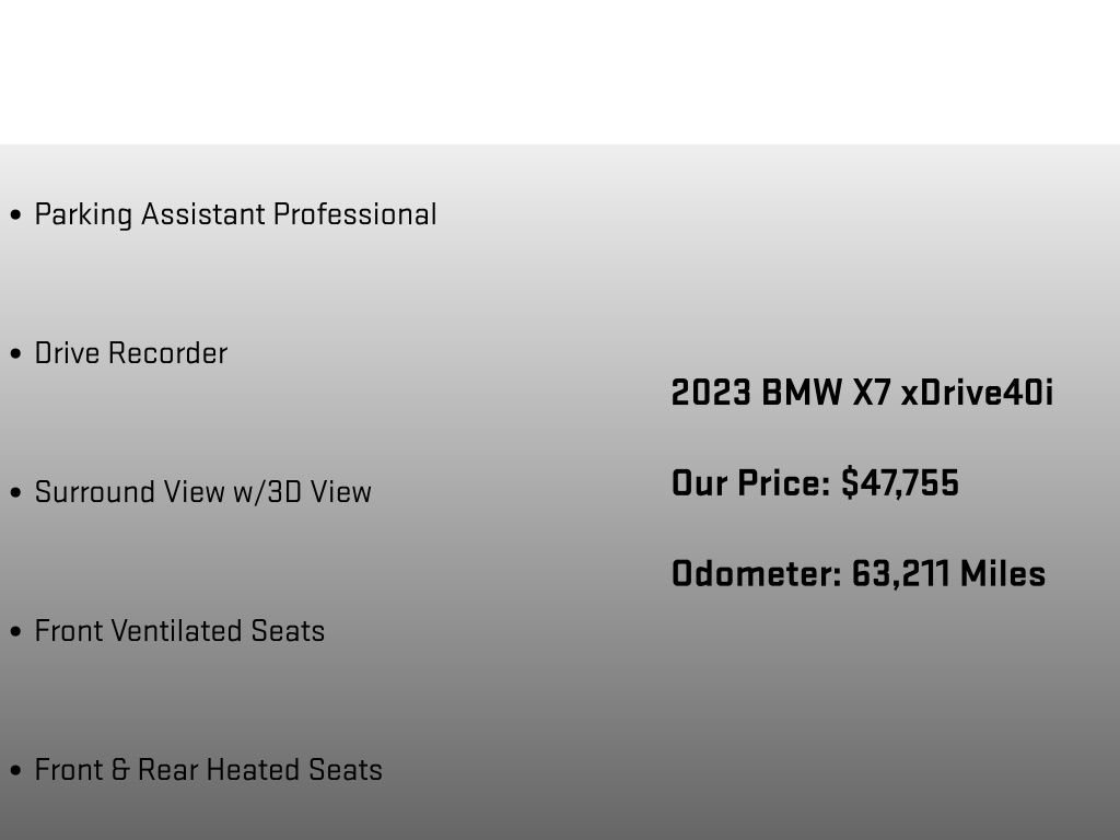 Used 2023 BMW X7 xDrive40i w/ Climate Comfort Package AWD/4WD image 24