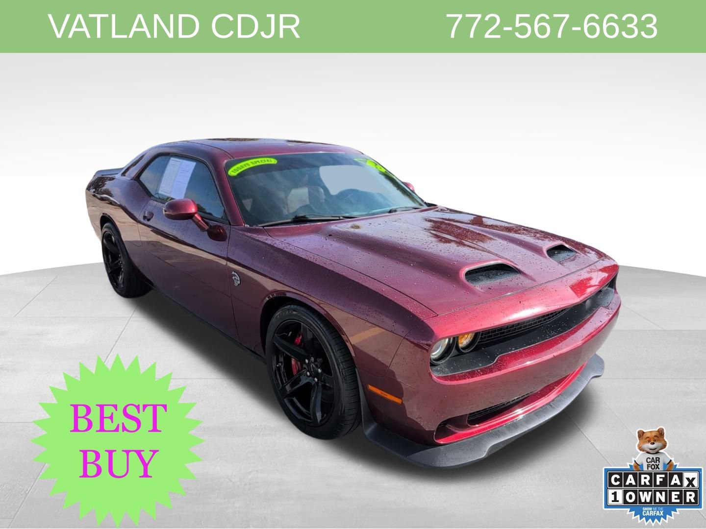 Used 2020 Dodge Challenger SRT Hellcat w/ Plus Package