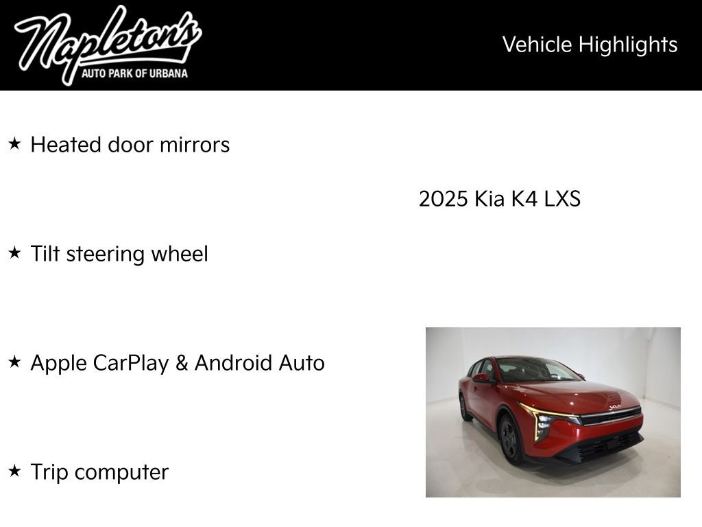New 2025 Kia K4 LXS image 16