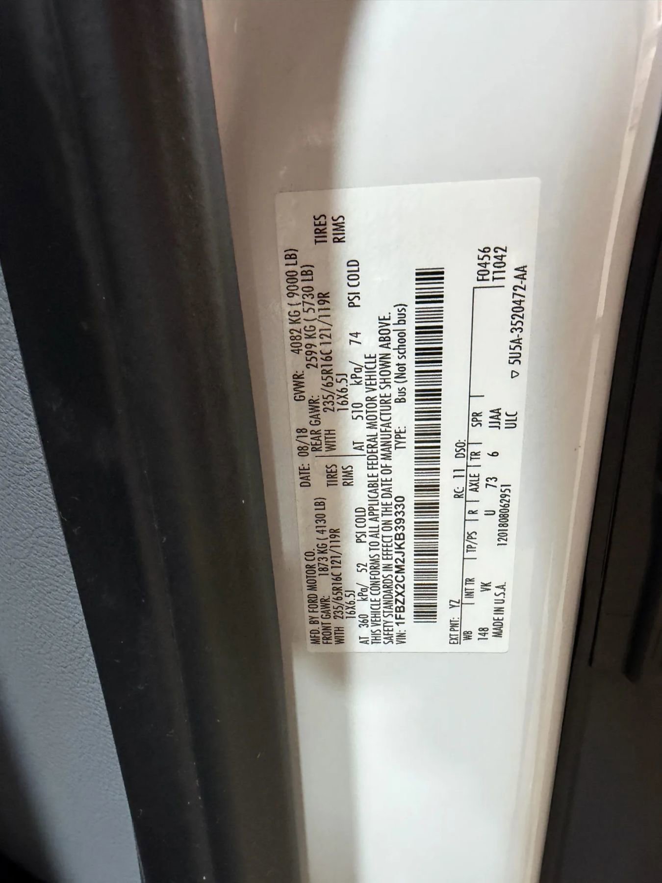 Used 2018 Ford Transit 350 XL image 53