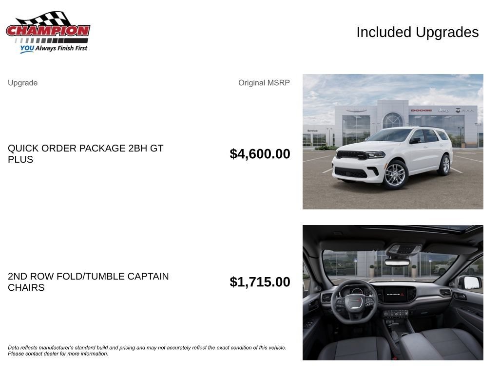 New 2026 Dodge Durango GT AWD/4WD image 6